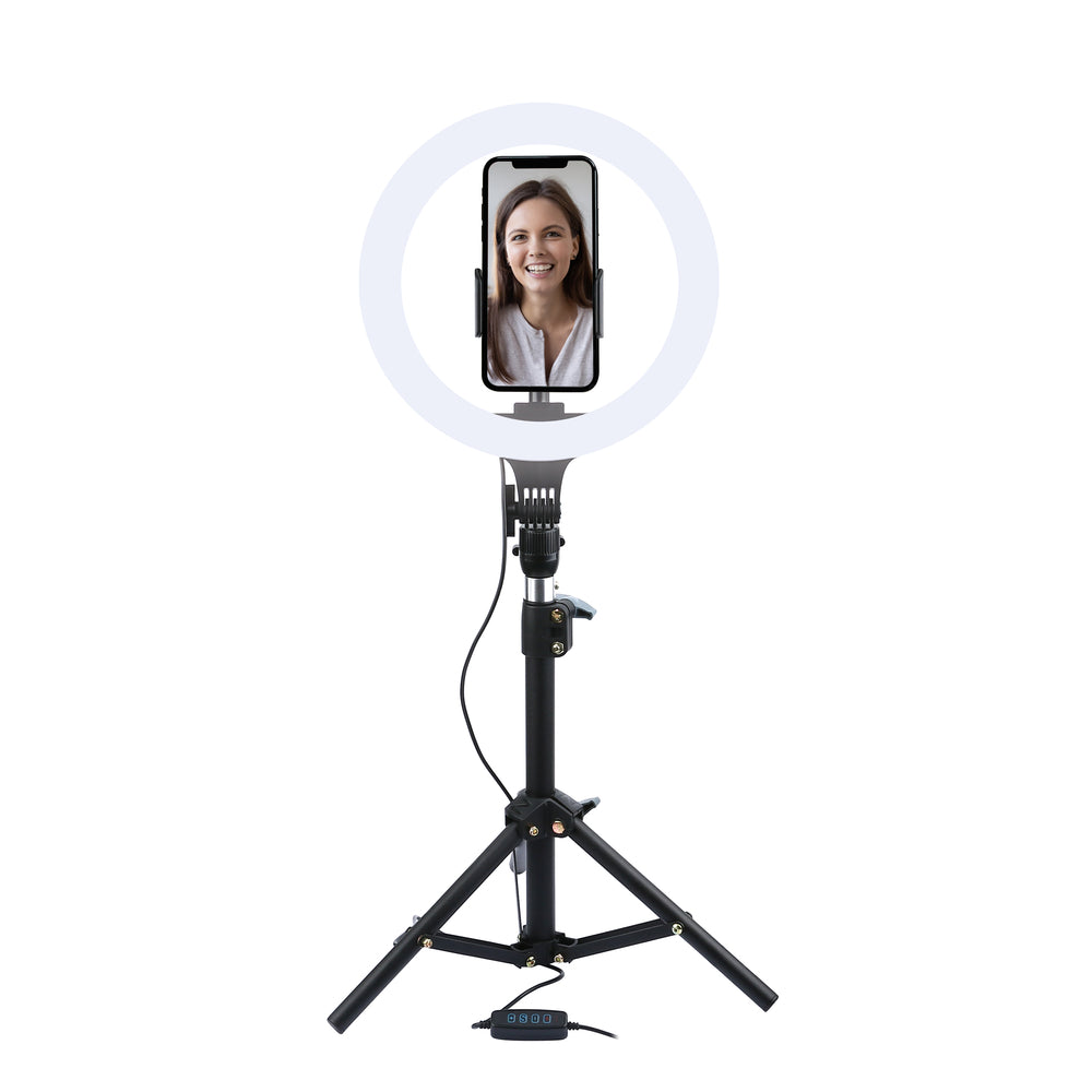 Anneau lumineux LED Basic Tech 10 pouces avec support