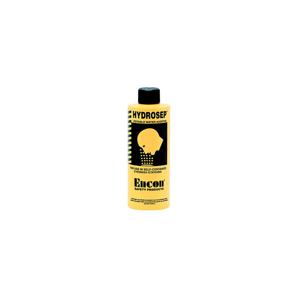 Hydrosep Water Treatment Additive For Self-Contained Pressurized Eyewash Station - 8 oz. Capacity - 4 Pack