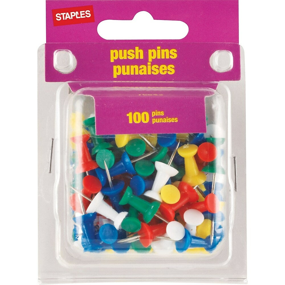 Punaises Staples - Assortiment - Paquet de 100