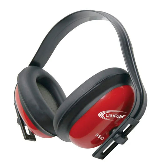 Califone HS40 Hearing Safe Noise Protection Ear Muff - 26dB - Red