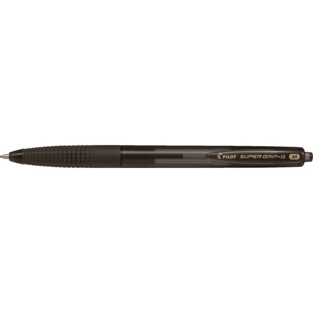 Pilot Super Grip-G Retractable Ball Point Pen, Medium Point, Black