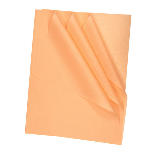 Papier de soie North American Paper Inc. – 20" x 30" – Pêche – 24 feuilles