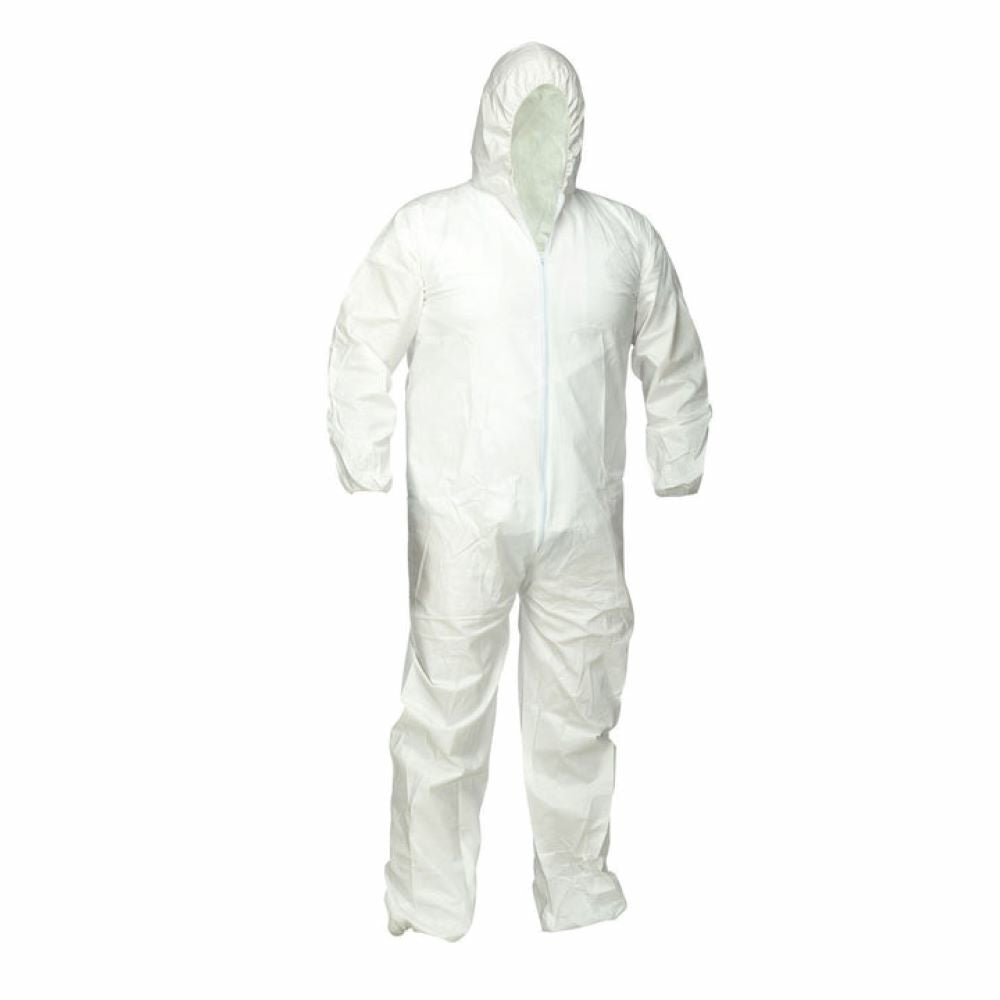 Forcefield - Combinaison jetable microporeuse avec capuche - 3XL - Blanc