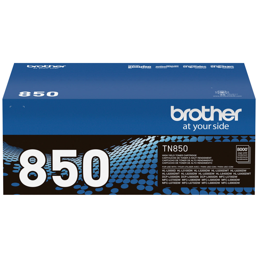 Brother TN850 High-Yield Black Toner Cartridge