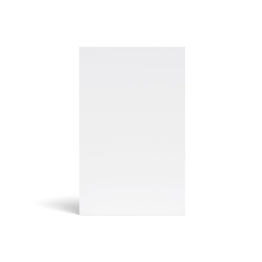 Staples Unruled Notepad - 5" x 8" - White - 100 Sheets/Pad - 6 Pack
