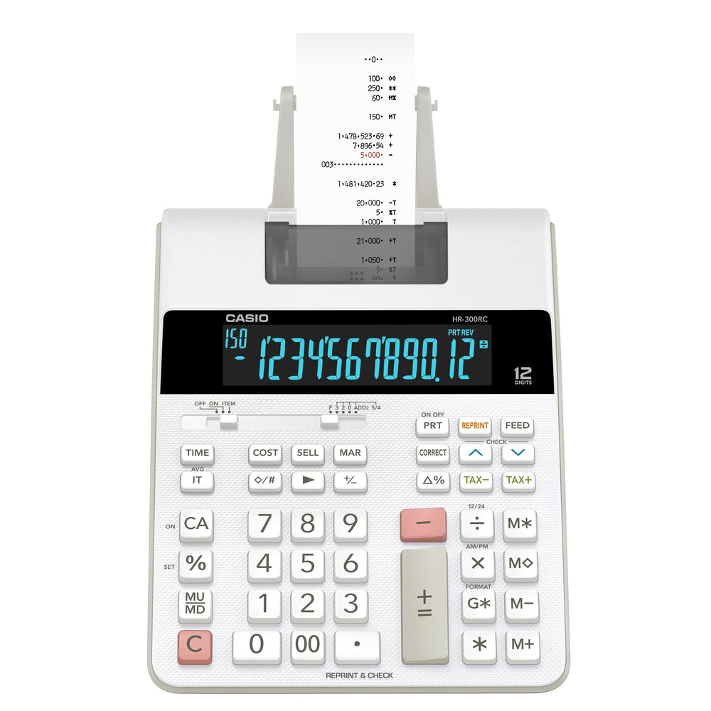 Casio HR-300RC Desktop Printing Calculator