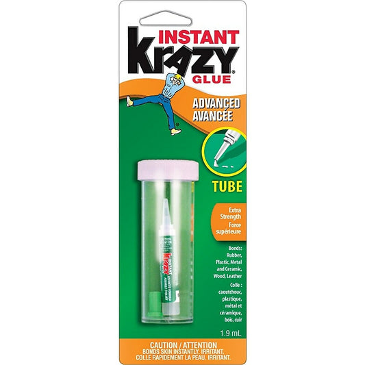 Krazy Glue Instant Krazy Glue Formule avancée, 1,9 ml