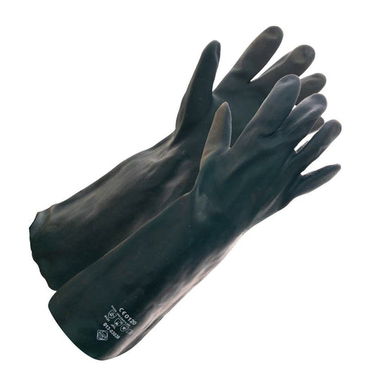 Forcefield Lato-Grip Heavy Duty PVC Coated Cotton Gloves - 18" - Green