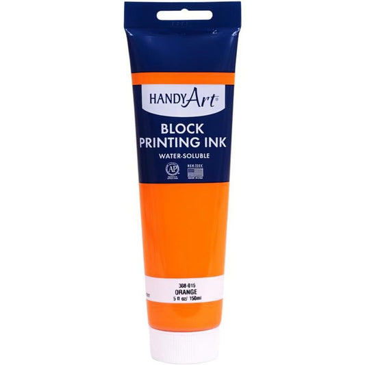 HANDY ART BLOCK INK - 5 OZ. ORANGE
