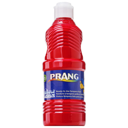Peinture à la détrempe lavable Prang - 473 g - Rouge
