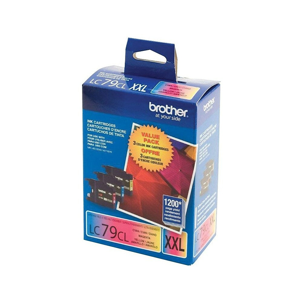 Pack combiné de cartouches d'encre couleur Brother LC79, très haut rendement (LC793PKS)