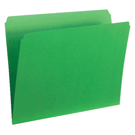 Chemises de classement colorées Pendaflex - Format lettre - Vert - Paquet de 100