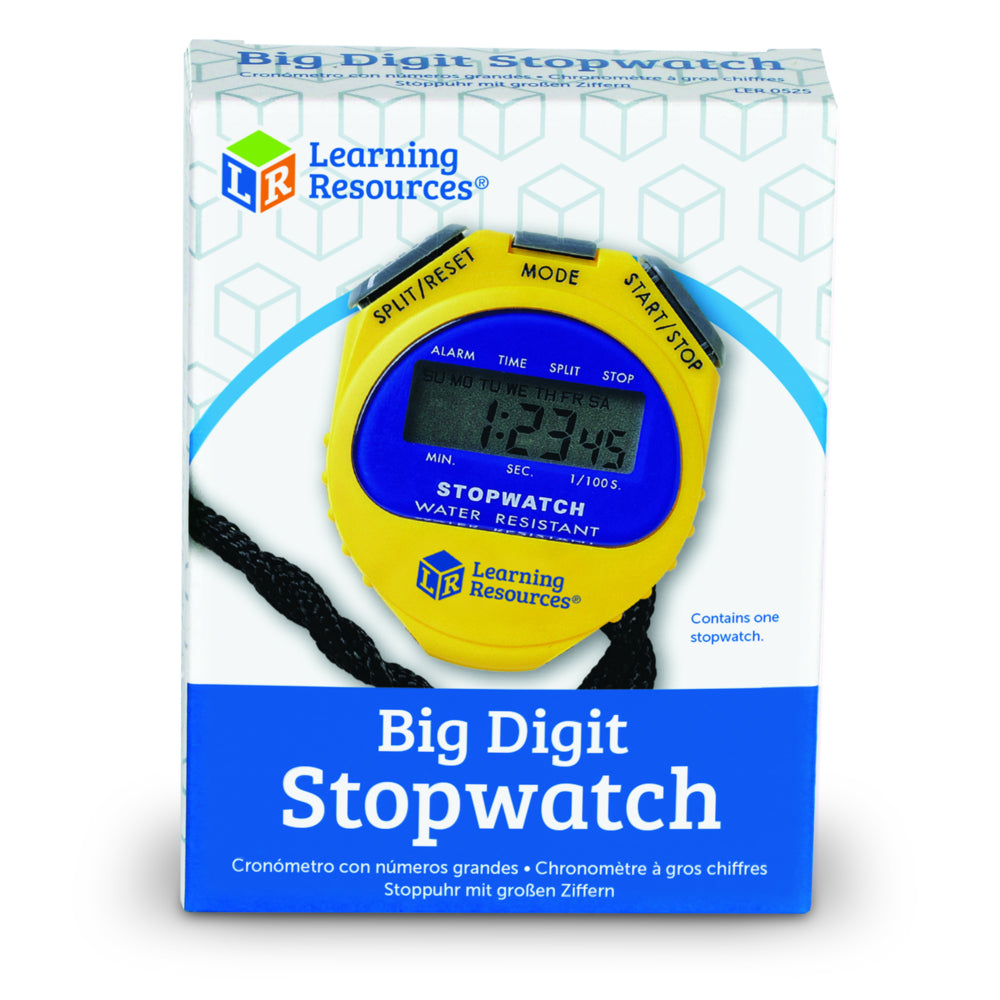 Chronomètre Learning Resources - Grand format à 6 chiffres