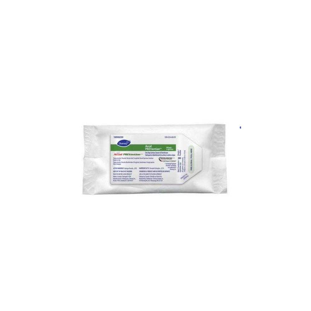 Virox ACCEL PREVention Ready to Use Wipes - 7.5" W x 10" L - 8 Pack