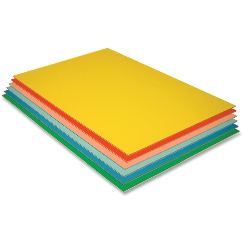 Panneau en mousse UCreate, couleurs assorties, mat, 50,8 cm x 76,2 cm x 0,47 cm, paquet de 12