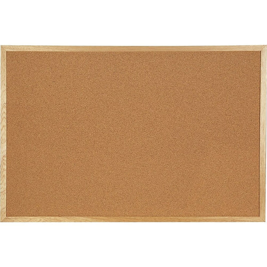 Tableau d'affichage Staples Economy avec cadre en chêne - 18" x 24"