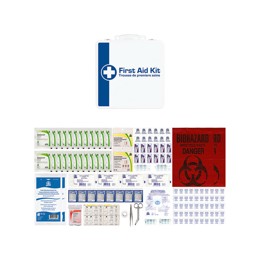WASIP CSA Type 2 Medium First Aid Basic Kit - Metal