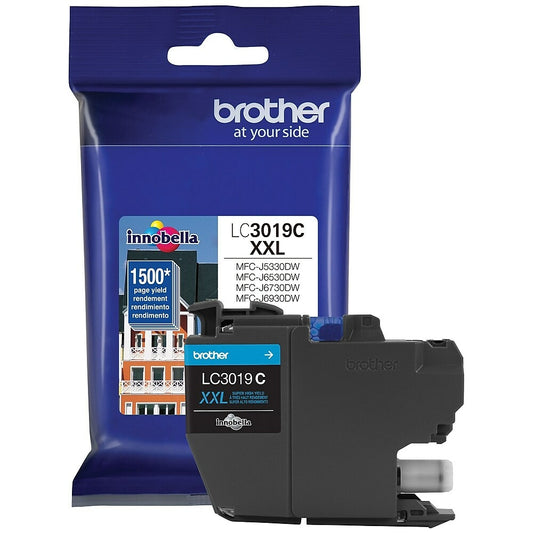 Brother LC3019 Cyan Ink Cartridge, Super High Yield (LC3019CS)