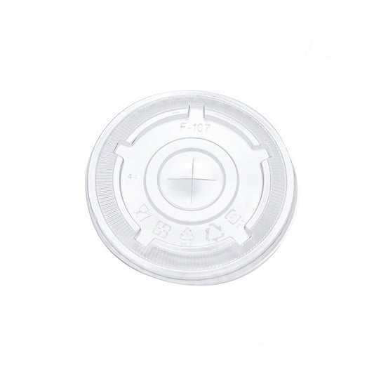 Eco-Packaging RPET Flat Lid for 32 oz Cup - 107mm - 500 Pack