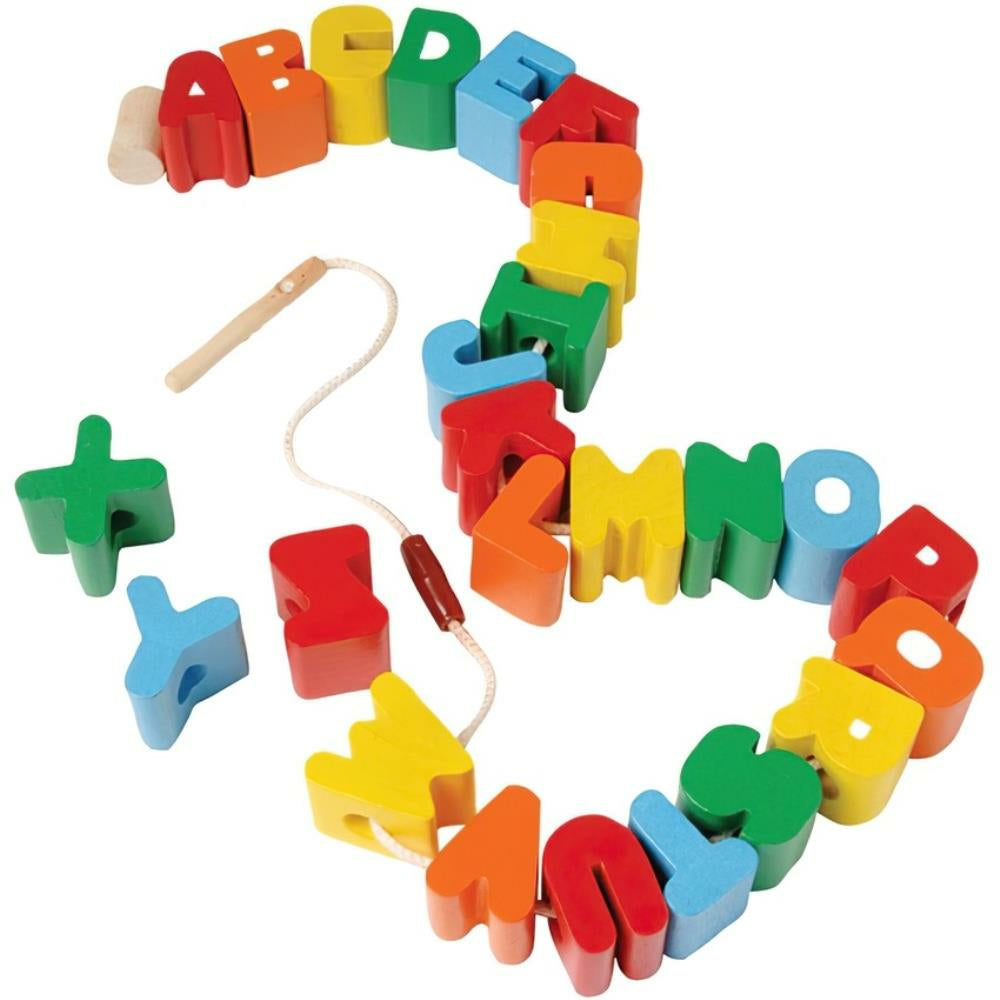 Marvel Education Cre8tive Minds Wooden Alphabet Lacing Beads