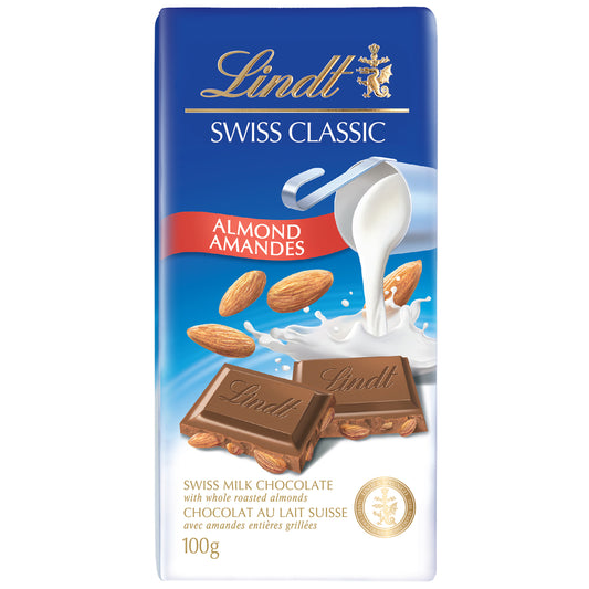 Lindt Swiss Classic Bar - Milk Almond