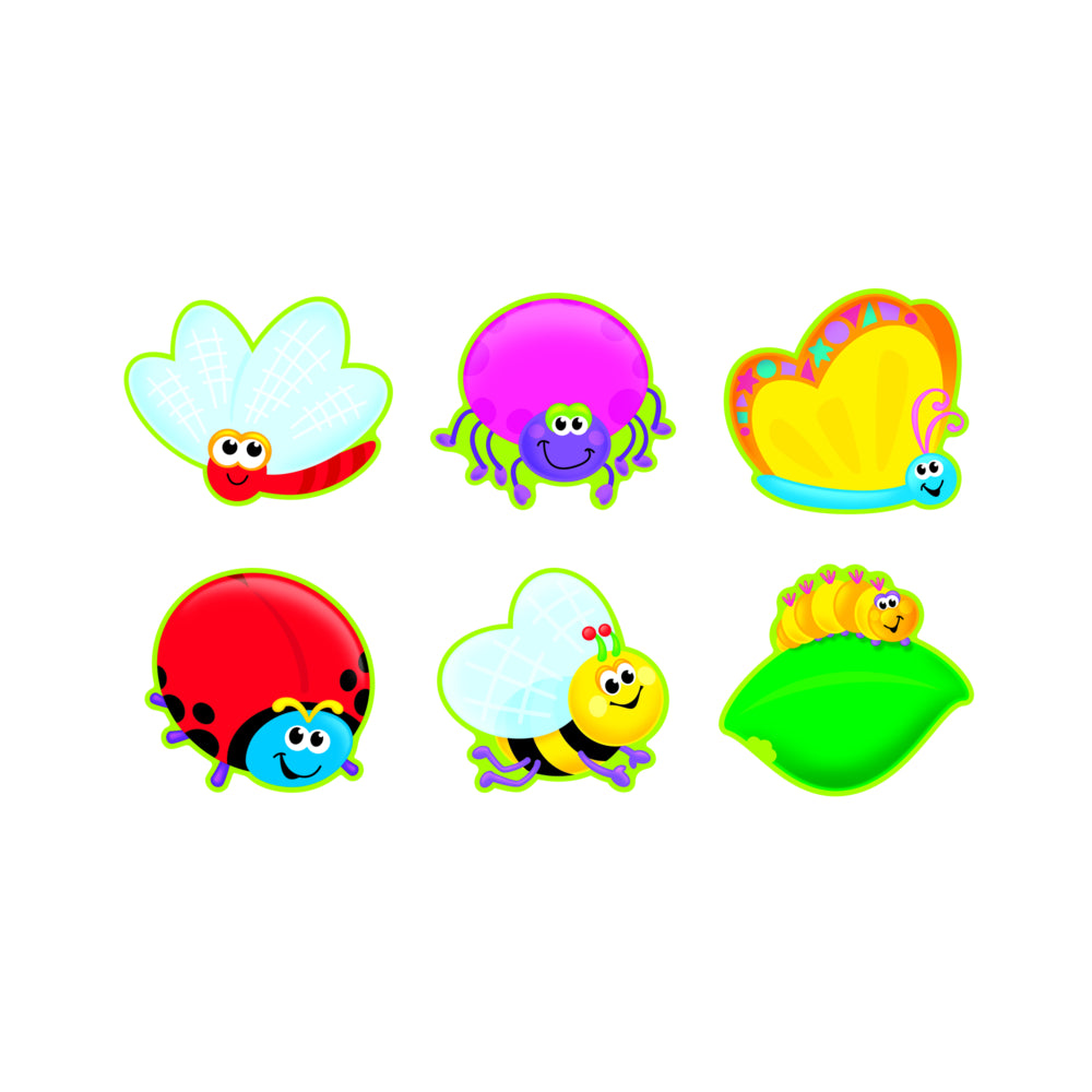 TREND enterprises Bright Bugs Classic Accents Variety Pack - 6" - 36 Pack