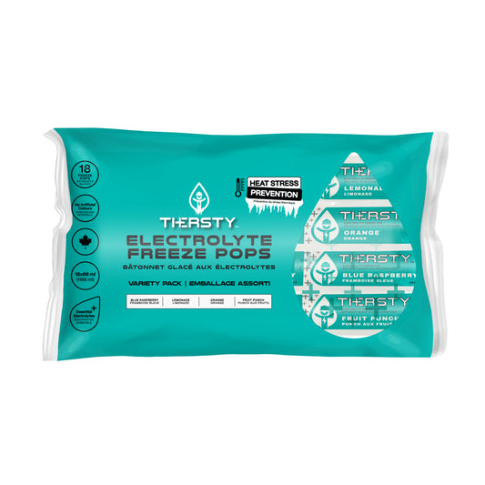 Thersty Electrolyte Freeze Pops - Mixed Flavours - 252 Pack