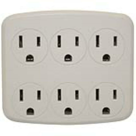 Robinet mural à 6 prises