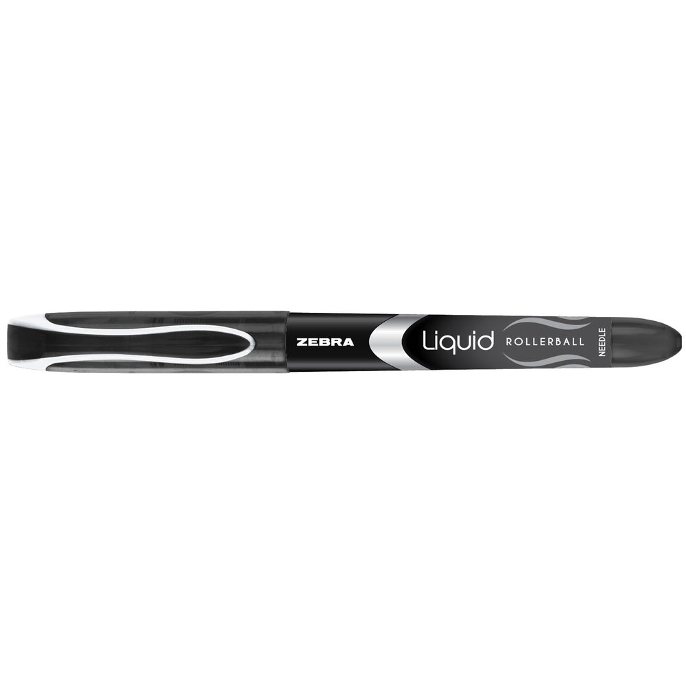 Stylo gel rétractable Zebra Z Grip Max - Pointe moyenne - 0,7 mm - Encre noire