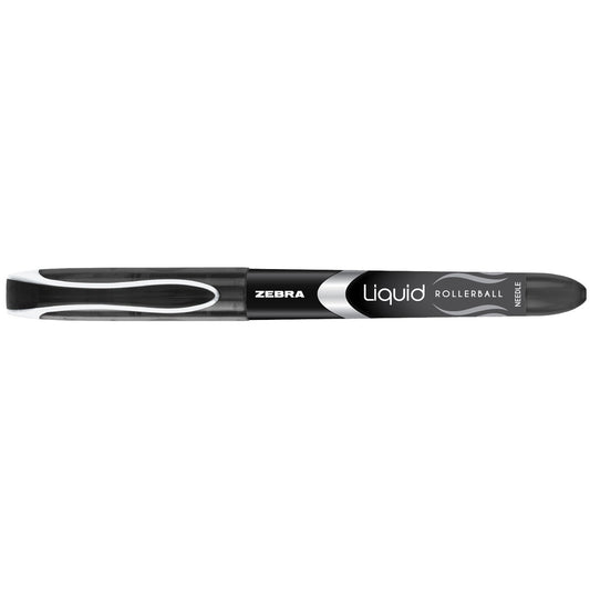 Stylo gel rétractable Zebra Z Grip Max - Pointe moyenne - 0,7 mm - Encre noire