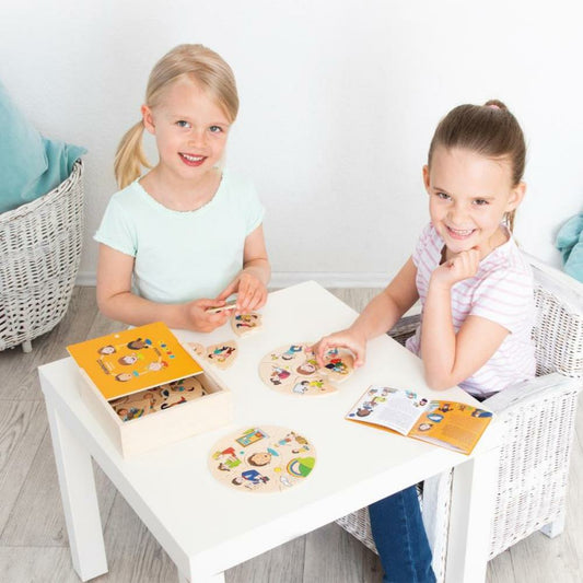 Beleduc Humanico - Puzzle d'émotions, 30/pqt.