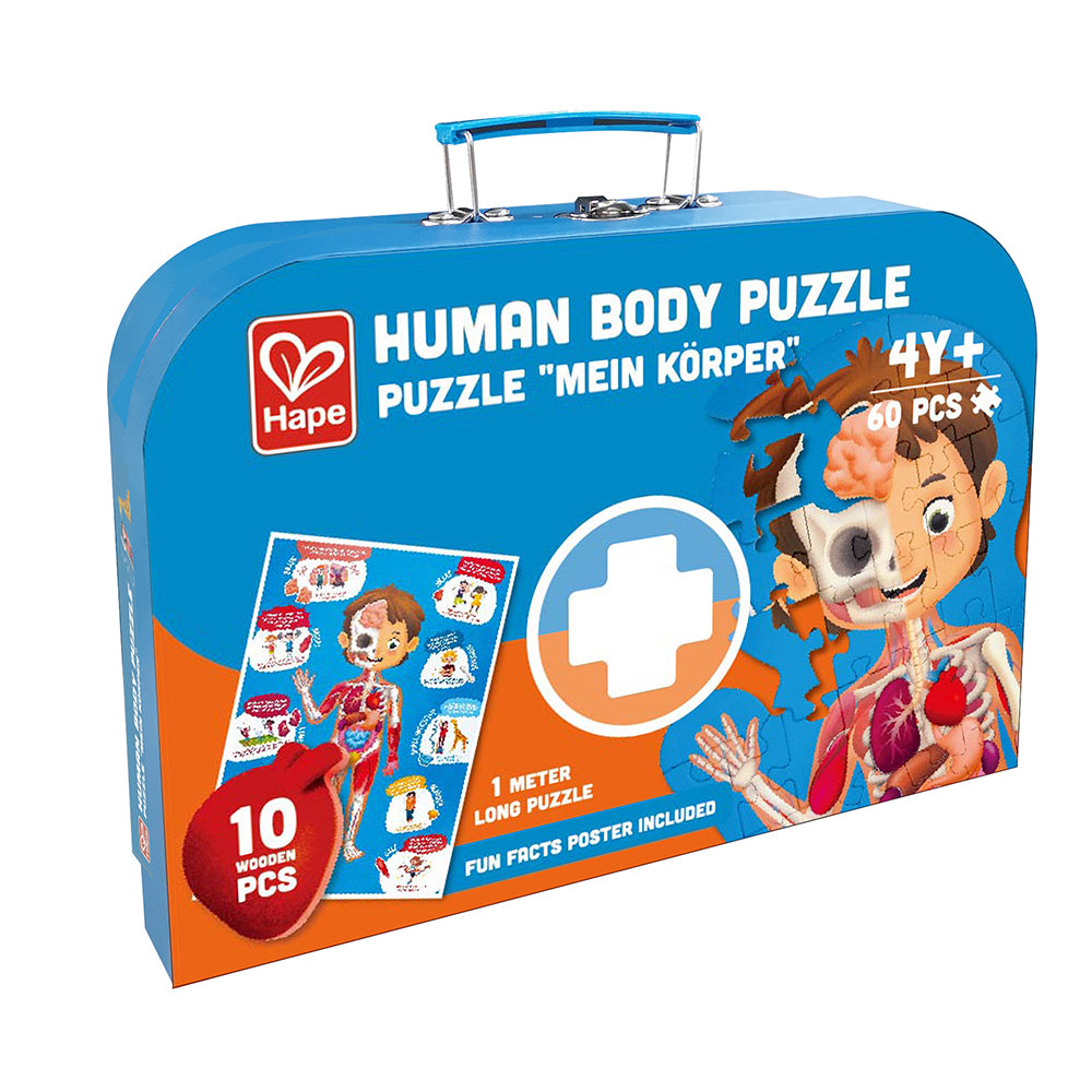 Puzzle corps humain Hape - 60 pièces