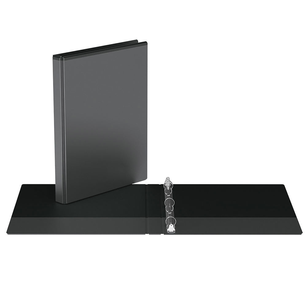 Classeur à 3 anneaux Davis Group Easyview Overlay 5/8" - Noir