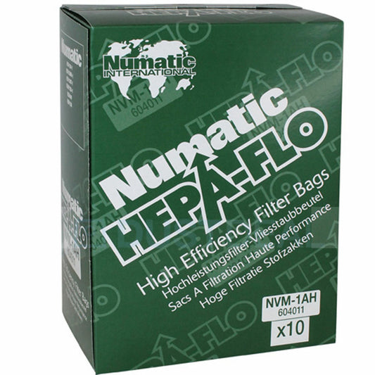 Numatic NVM-1AH Vacuum Bags for 130/150 Series Vacuums - 10 Pack