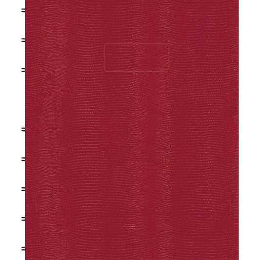 Carnet à couverture rigide Blueline MiracleBind, 9" x 7", motif lézard rouge, 150 pages