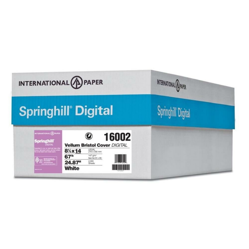 Couverture International Paper Springhill - Format légal - Blanc - Paquet de 250