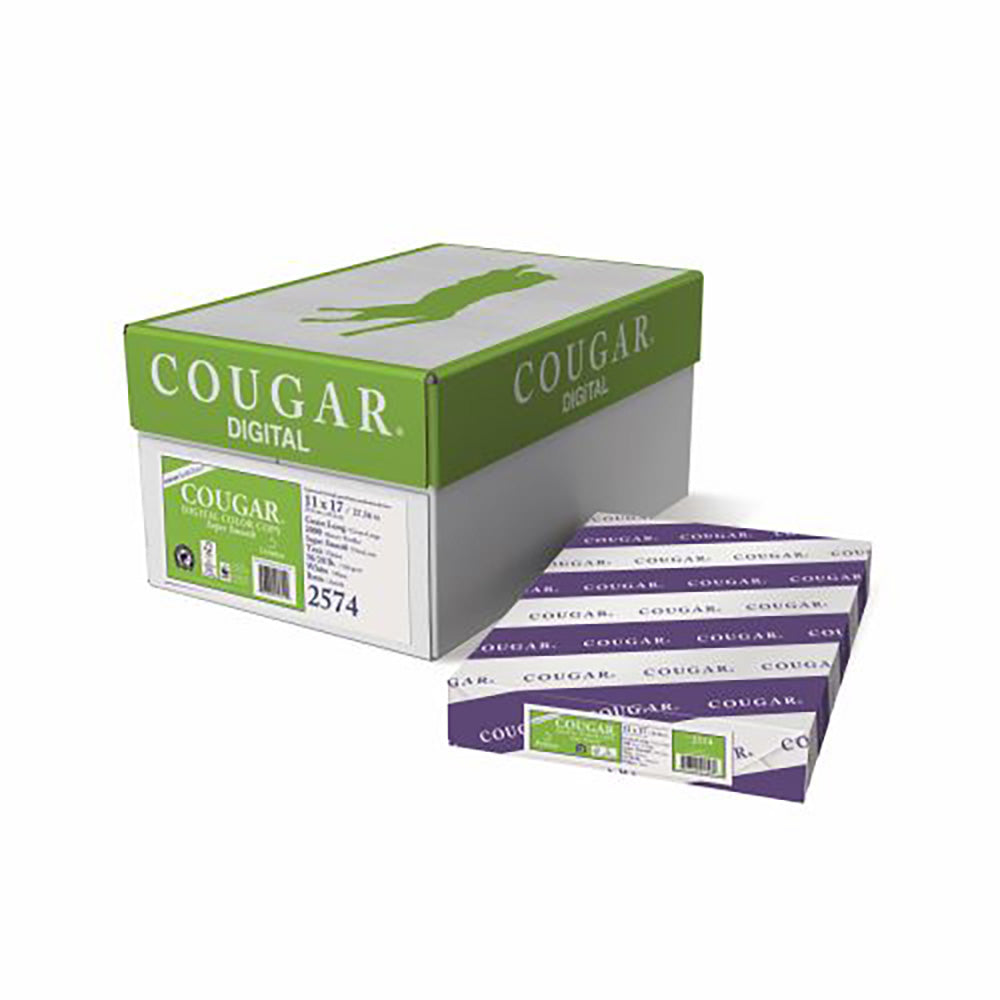 Cougar Digital Color Copy Super Smooth Text Paper - 11" W x 17" H - 2000 Sheets