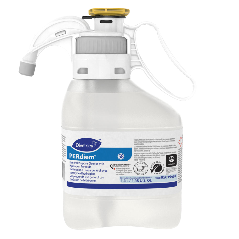 Diversey Smart Dose PERdiem General Purpose Cleaner with Hydrogen Peroxide - 1.4L