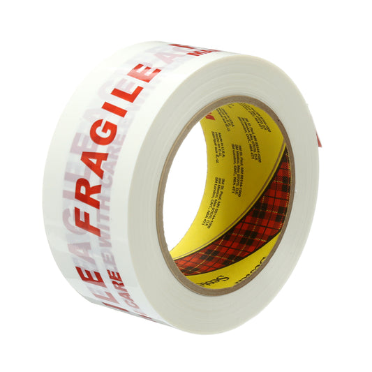 Ruban adhésif pour boîte à message imprimé Scotch - « Fragile - Manipuler avec précaution » - 48 mm x 100 m