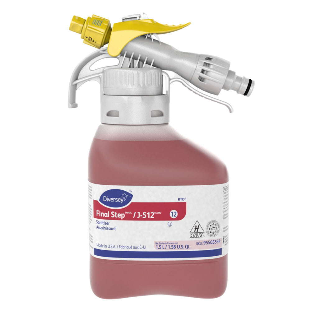 Désinfectant Diversey Final Step RTD - 1,5 L - Lot de 2