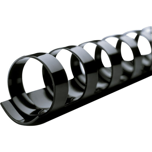 Reliure Swingline CombBind 1" (dos de 2,5 cm), noire, paquet de 100