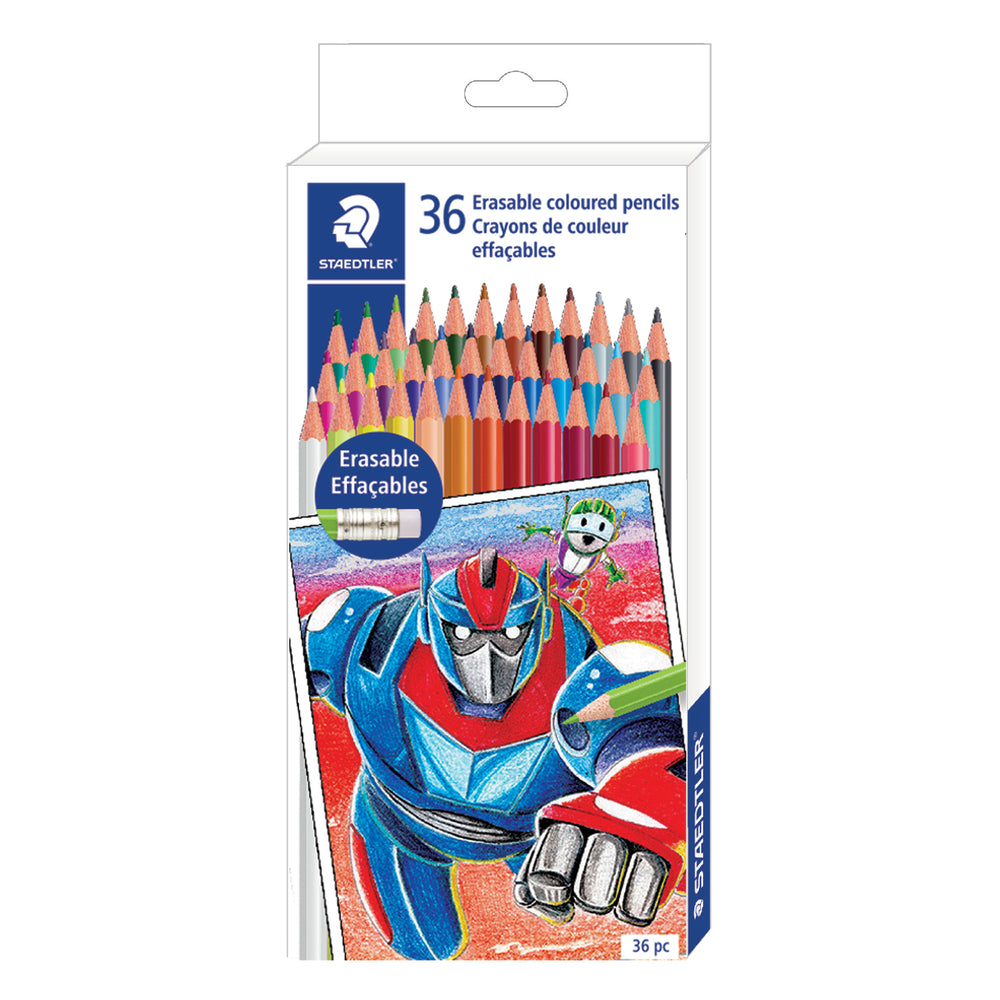 Staedtler Erasable Colour Pencils - Assorted - 36 Pack