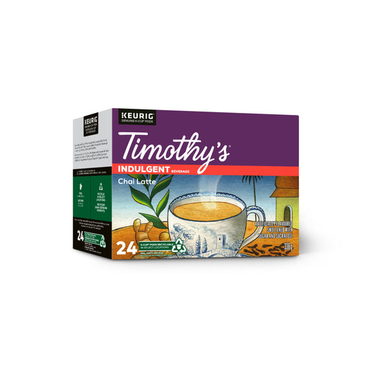 Timothy's Chai Latte K-Cup Pods - 24 Pack