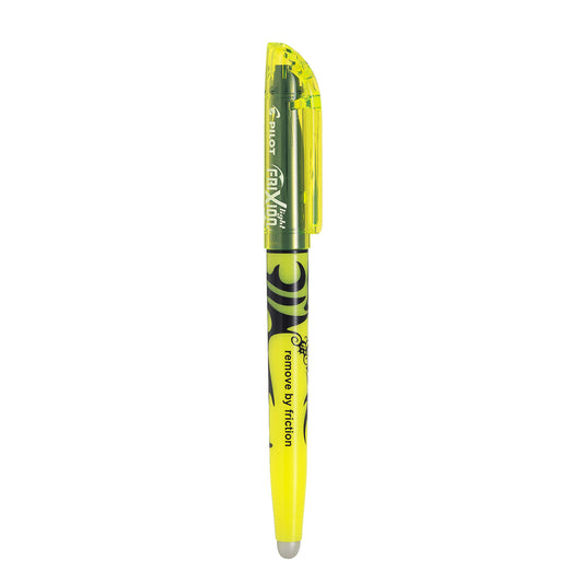 Surligneur Pilot Frixion à encre effaçable - Pointe biseautée - Jaune fluo