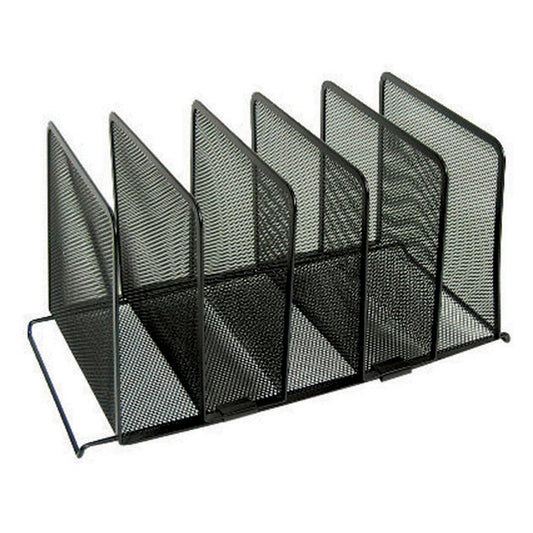Organiseur de bureau Winnable Mesh 5 sections - Noir