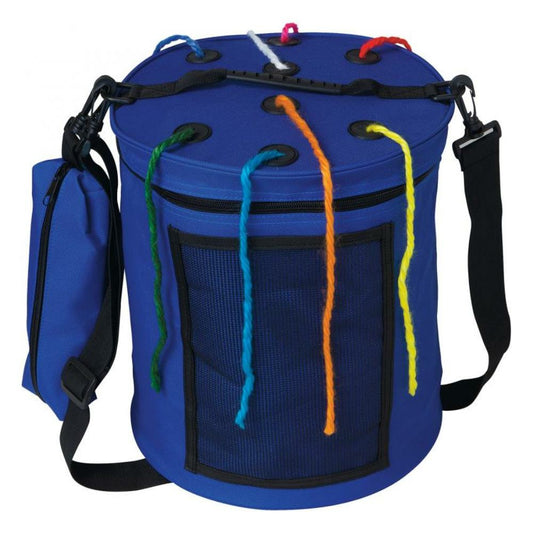 Creativity Street Yarn Tote, Blue, 10-1/2" x 12"W