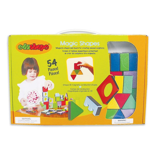 Ensemble de blocs de construction Edushape Magic Shapes avec plateau (EDS975054)
