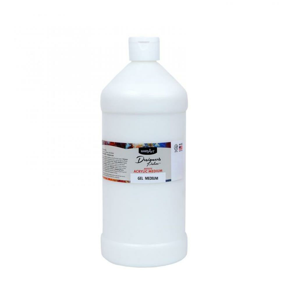 Designer's Pallette Artist Acrylic Gel Medium, 32 oz