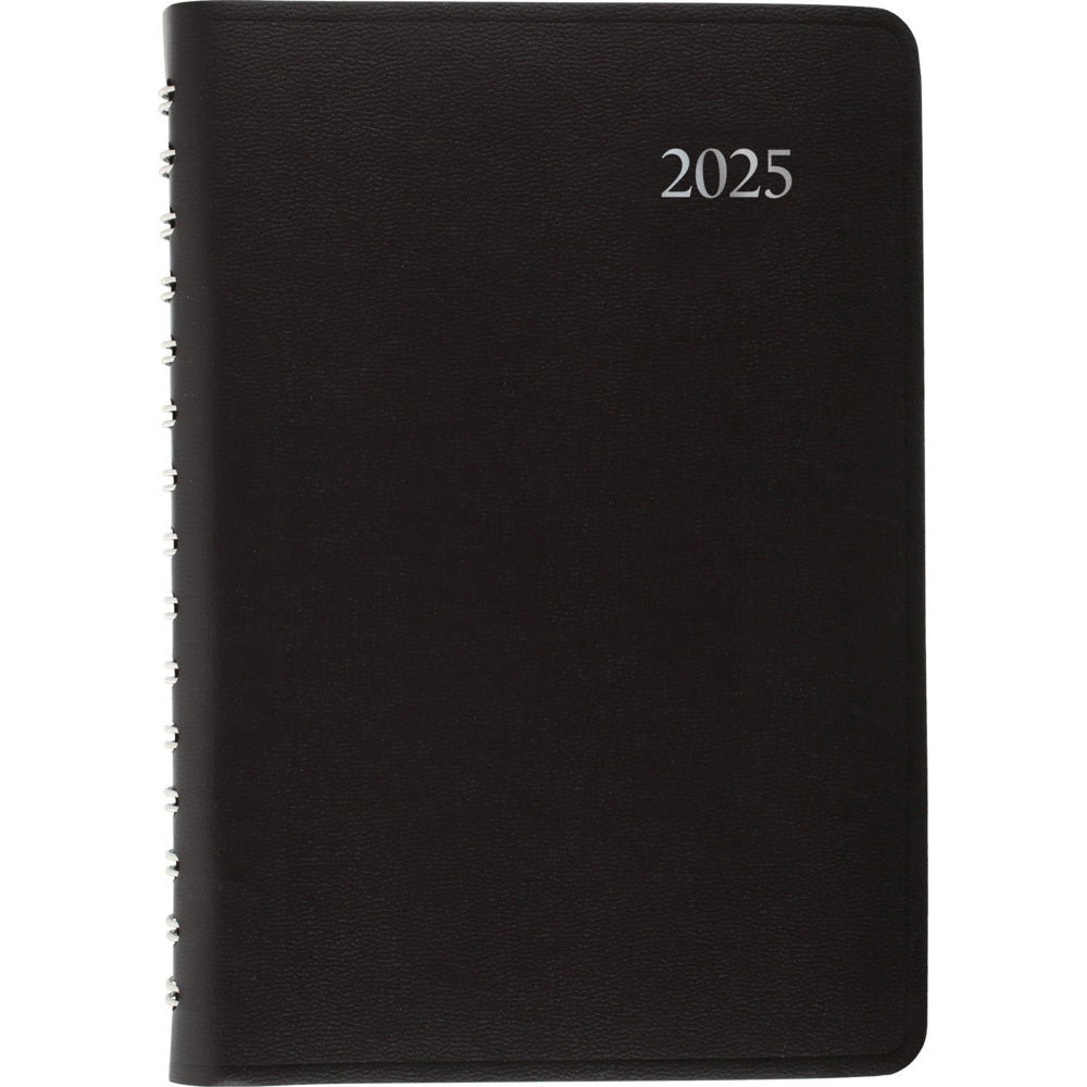Agenda quotidien Staples 2025 – 8 po H x 4-7/8 po L – Noir – Bilingue