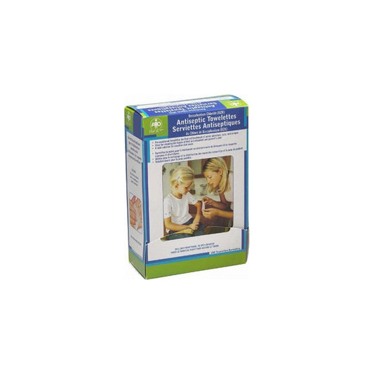 Lingettes antiseptiques WASIP BZK - Types B et C - 12/boîte